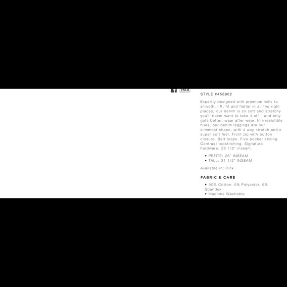 Ann Taylor Loft 4 ways stretch denim leggings - Picture 8 of 8